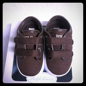 BRAND NEW Polo infant crib shoes